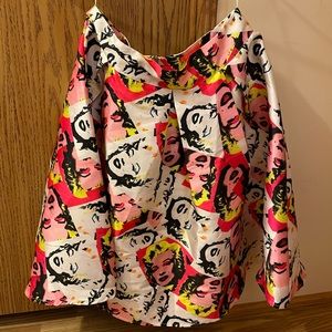 Large Marilyn Monroe patterned skirt